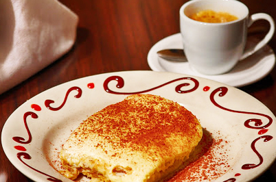 tiramisu on plate